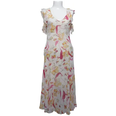 Kleid (Weiß, Gelb, Pink) Polyester