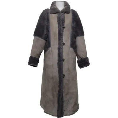 Shearling jacket (Beige, Gray) from Latif Leather