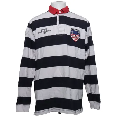 Maillot de rugby (Bleu, Blanc, Rouge) de Sebago Marine Classics Coton