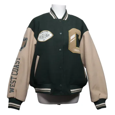 Varsity-jack (Groen, Beige) van Pacific Republic Pull & Bear Elastaan, Polyester