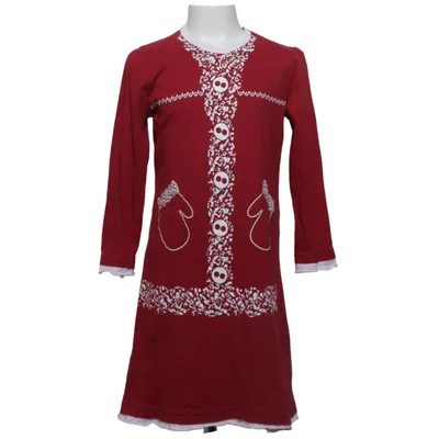 Nachtkleid (Rot, Weiß) von Christmas Crossbow Baumwolle