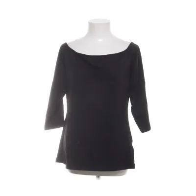 Långärmad t-shirt (Svart) från H&M Basic Bomull, Elastan