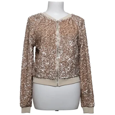 Bomber jacket (Beige) from VILA Elastane, Polyester