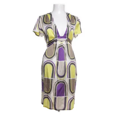 Dress (Multicolored) from Oui Set Cotton, Silk