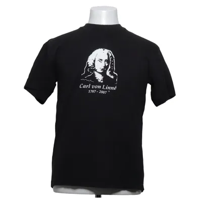T-shirt (Zwart) van Hanes Katoen