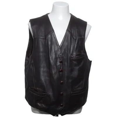 Leather vest (Brown) from Wacko