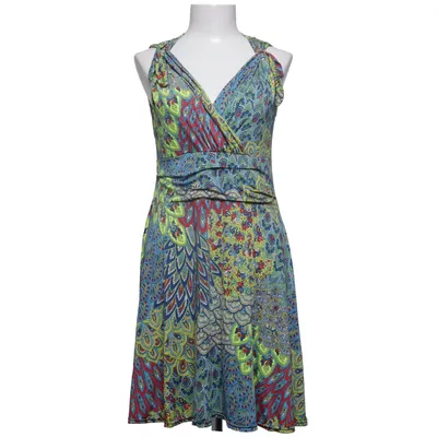 Kjole (Blå, Gul, Rød) fra F.A.S Elastan, Polyester