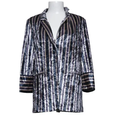 Blazer (Bleu, Beige, Noir) de Pulz Élasthane, Polyester