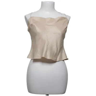 Tank Top (Beige) from Milly of New York Polyester, Silk