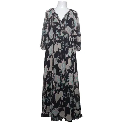 Maxi dress (Black, Multicolored) from Mango Polyester