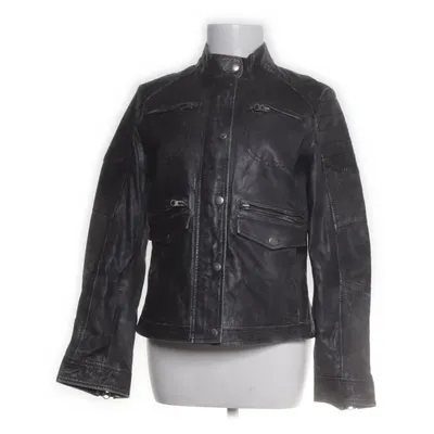 Läderjacka (Svart) från LCDN Trademark Skinn, Polyester