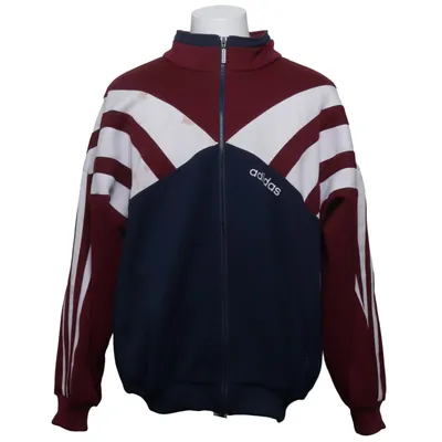 Trainingsjacke (Blau, Rot, Weiß) von Adidas Baumwolle, Polyester