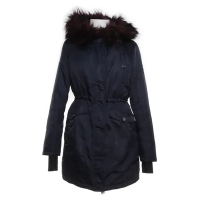 Vinterkappa (Blå) från Diane von Furstenberg Vintage Akryl, Nylon, Polyester, Pälsimitation