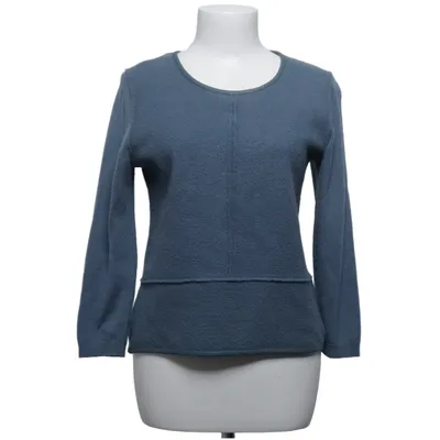 Trui (Blauw) van Jigsaw Kasjmier, Leer, Polyamide, Viscose, Wol
