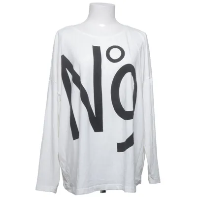 Langarmshirt (Weiß, Schwarz) von Kenny S. Baumwolle, Elasthan, Modal