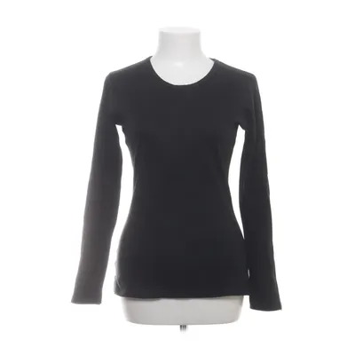 Langærmet t-shirt (Sort) fra Trigema Bomuld, Elastan