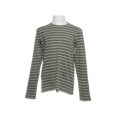 Långärmad t-shirt (Grön, Vit) från Polarn O. Pyret Ekologisk bomull, Viskos