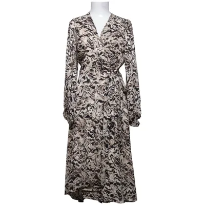Robe portefeuille (Beige, Blanc, Marron) de InWear Polyamide, Polyester, Viscose