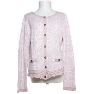 Cardigan (White, Pink) from Isolde Cotton