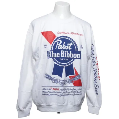Sweatshirt (Hvid, Flerfarvet) fra Blue Blue Bomuld, Polyester