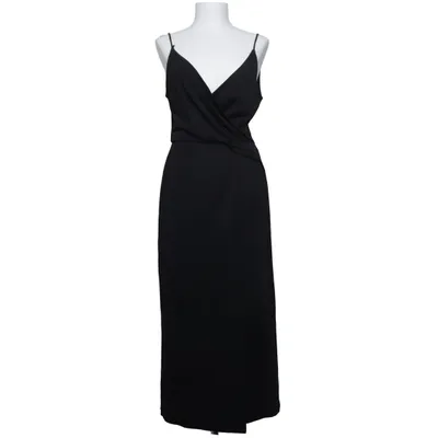 Wrap dress (Black) from Massimo Dutti Cotton, Viscose