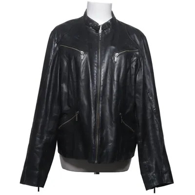 Veste en cuir (Noir) de Saki Collection