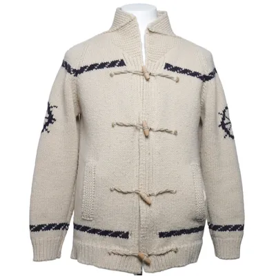 Cardigan (Beige, Blå) fra GANT Uld