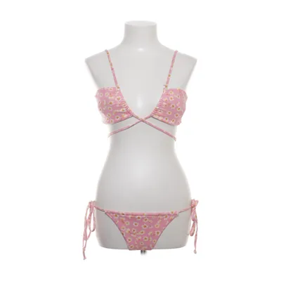 Bikini (Rose, Multicolore) de Sizaful Élasthane, Polyester