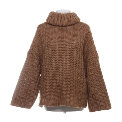 Polotröja (Brun) från Zara Knit Akryl, Mohair, Ull