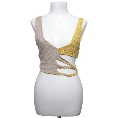 Crop top (Geel, Beige, Wit) van Jaded London Katoen, Elastaan, Polyamide, Polyester
