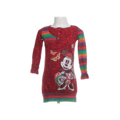 Klänning (Röd, Flerfärgad) från Desigual Disney Bomull
