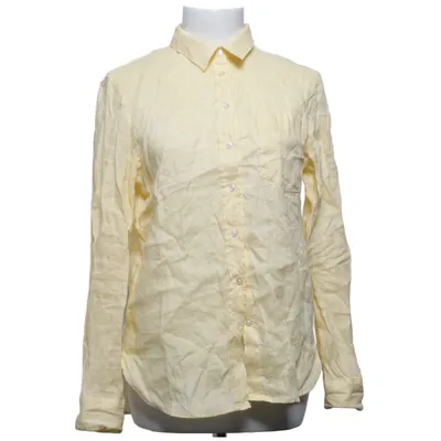Skjorte (Gul) fra H&M Premium Quality Linned