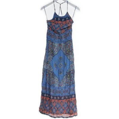 Maxi jurk (Blauw, Meerkleurig) van Roxy Katoen, Elastaan, Viscose