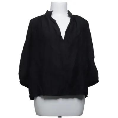Blouse (Noir) de H&M Viscose, Polyester