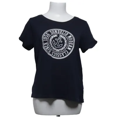 T-shirt (Bondelid, Dark Blue, blå, T-shirt, 50 % ekologisk bomull, dam, storlek M eller 38) fra Bondelid Modal, Økologisk bomuld