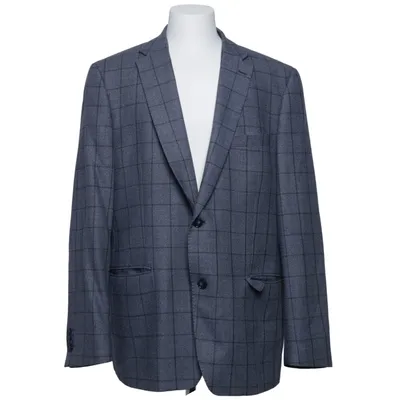Blazer (Gray) from Linus Polyester, Viscose, Wool
