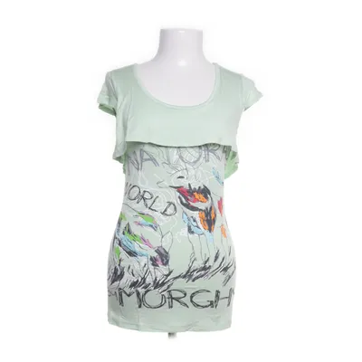 Top (Green, Multicolored) from Morghy Art Stylist Elastane, Viscose