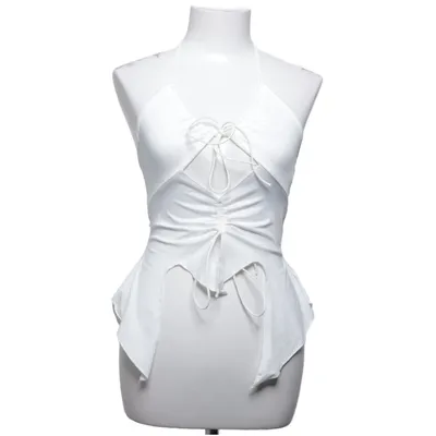 Halternecktopp (Vit) från Do My Self Elastan, Polyester