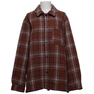 Oberhemd (Braun, Weiß, Schwarz) von KappAhl Acryl, Baumwolle, Polyamid, Polyester, Wolle