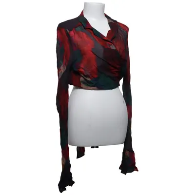 Blouse portefeuille (Rouge, Multicolore) de Rat & Boa Viscose