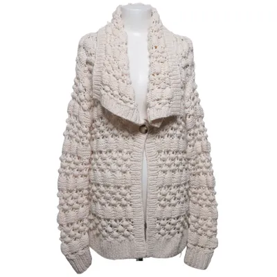 Cardigan (Beige) de Falmer Heritage Acrylique, Coton