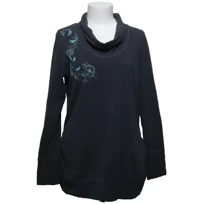 Langærmet t-shirt (Grå, Blå) fra Friendtex Bomuld, Elastan