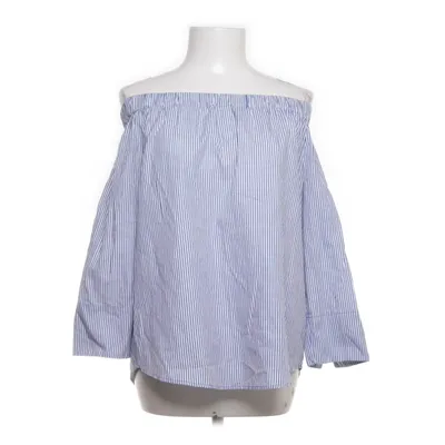 Top (Blue, White) from Zara Woman Cotton