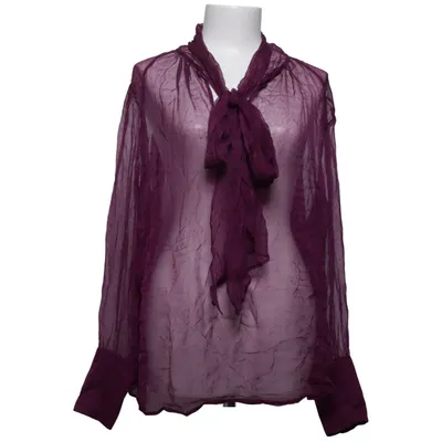 Pussy bow blouse (Purple) from Love Label