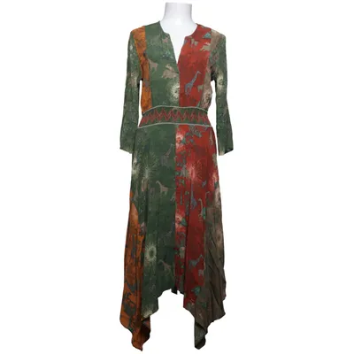 Kjole (Grøn, Orange, Brun, Rød) fra Desigual Viscose