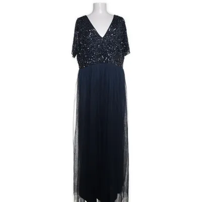 Aftonklänning (Blå, Silverfärgad) från Maya Deluxe Polyester