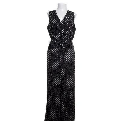 Maxi dress (Black, White) from Lauren Ralph Lauren Polyester