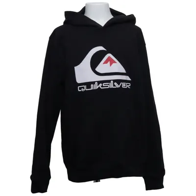 Sweat à capuche (Noir) de Quiksilver Coton, Polyester