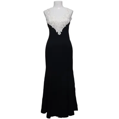 Abendkleid (Schwarz, Weiß) von Scott McClintock Acetat, Viskose
