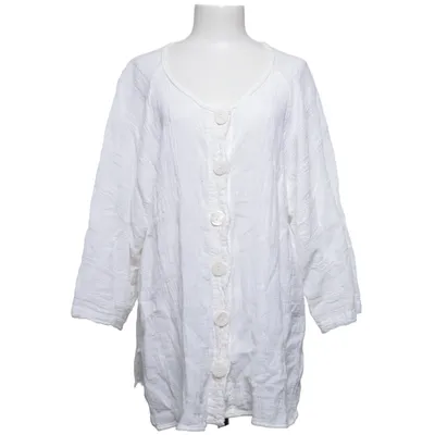 Blouse (Wit) van Grizas Katoen, Linnen, Polyamide